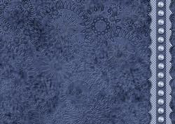 Blue Tooled Leather Backing Paper