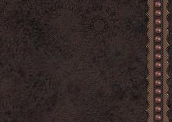 Brown Tooled Leather Backing Paper