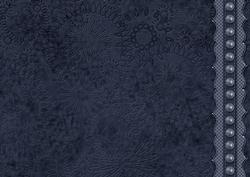 Navy Tooled Leather Backing Paper