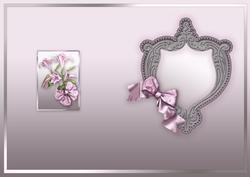 Pink Lilies Bouquet Matching A5 Insert