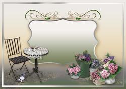 Coffee Break Summer Gardening A4 Landscape Tent Insert Plate