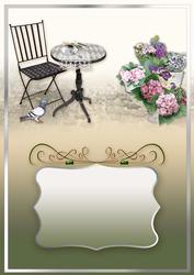 Coffee Break Summer Gardening A5 Landscape (tent) Insert