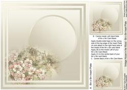 Vintage House in the Wood - 8in x 8in Insert Plate