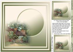 Vintage Farm House - 8in x 8in Insert Plate