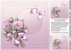 Vintage Lilac Roses - 8in x 8in Insert Plate