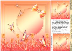 Colourful Tulips - 8in x 8in Insert Plate