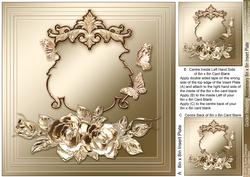 Golden Wedding Anniversary - 8in x 8in Insert Plate