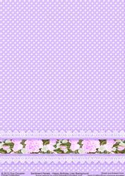Sentiment Panels Happy Birthday Matching Lilac Background