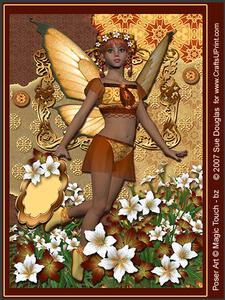 Alex Faerie Terracotta Kit, 6 Pages, Including Decoupage Step by Step