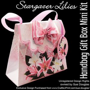 Handbag Gift Box Stargazer Lilies