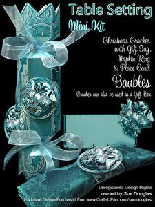 Table Setting Christmas Baubles Mini Kit