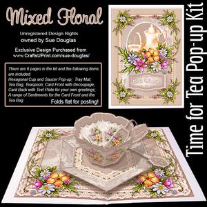 Time for Tea Pop-up Kit - Mixed Floral