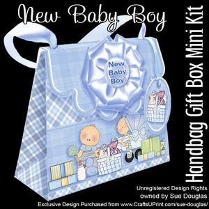 Handbag Gift Box New Baby Boy