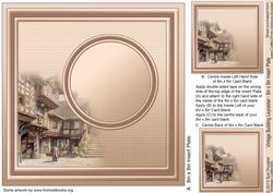 Vintage Building Leycester 8in x 8in Insert Plate