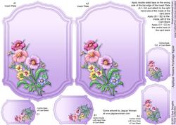 Applique Flowers Insert Plates