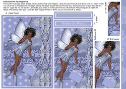 Maria Faerie Pyramage Blue Sheet