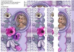 Skye Cameo, Blue, Tunnel Card Sheet