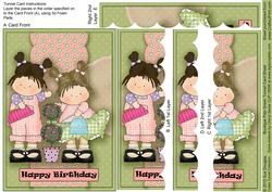 Boutique Pals Green, Tunnel Card Sheet