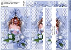 Kasey Cameo Blue, Tunnel Card Sheet