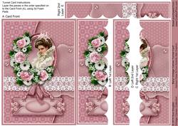 Beryl Vintage Cameo Pink, Tunnel Card Sheet