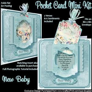 New Baby Pocket Card Mini Kit