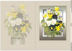 Pansies Quick Card