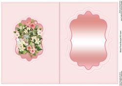 Mixed Floral Bouquet Quick Card Matching A5 Insert