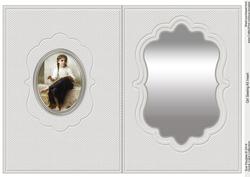 Girl Sewing Quick Card Matching A5 Insert