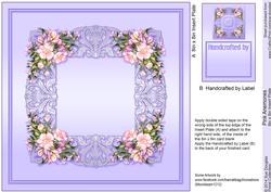 Pink Anemones Matching 8in x 8in Insert Plate