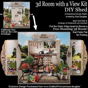 3D Room with a View - DIY Shed