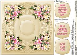 Stargazer Lilies Quick Card Front