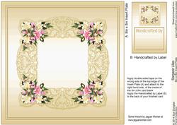 Stargazer Lilies Matching 8in x 8in Insert Plate