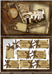 Vintage Dalemain Hall with Frame, Birthday