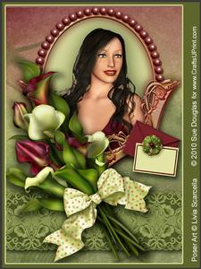 Grace Cameo Kit, Including Decoupage Step by Step