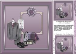 Clothes for Males Matching 8in x 8in Insert Plate