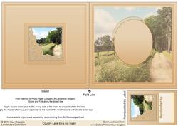 Country Lane Matching 6in x 6in Insert