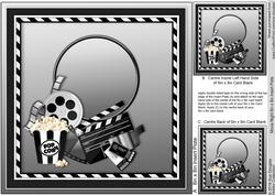 Movie Night Matching 8inx8in Insert Plate