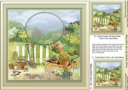 Flower Garden Matching 8in x 8in Insert Plate