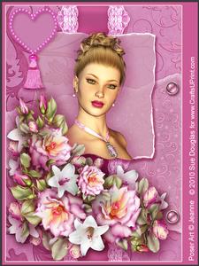 Rosalea Cameo Kit, Including Decoupage