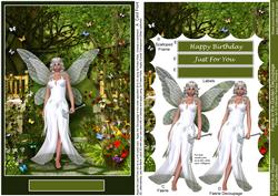 Faerie in the Garden Decoupage