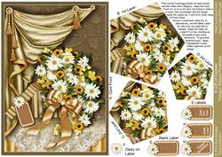 A Gift of Daisies Polygon Pyramage