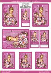 Rosalea Cameo Pink, Toppers Sheet