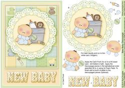 New Baby Step by Step, Decoupage
