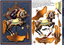 Crazy Horse Decoupage, Birthday