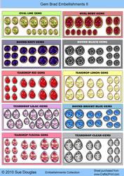Gem Brad Embellishments Ii