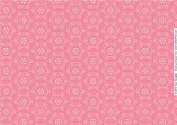Pink Floral Spray with Bow Backing Paper-2