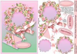 Ring O’ Roses Scalloped Pyramage
