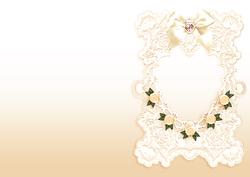 Antique Lace Cream A5 Insert Sheet