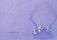 Blue Fancy Shaped Frame Card