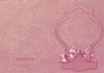 Dusky Pink Fancy Shaped Frame Card